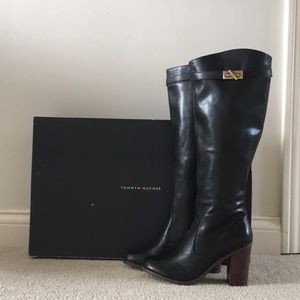 BRAND NEW. Tommy Hilfiger Leather Boots